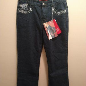 Cosmopolitan Embellished Jeans Size 8  NWT